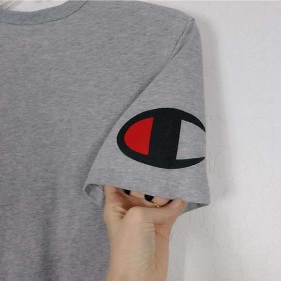 Champion Grey Logo Graphic Tshirt - Picture 3 of 3